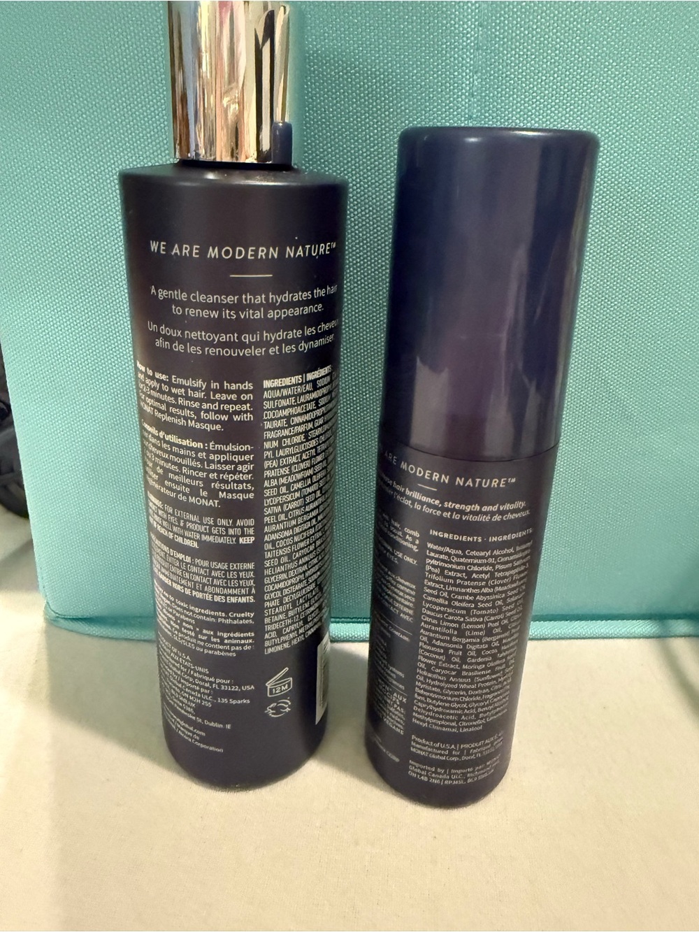 Authentic MONAT Restructuring Shampoo & Restore Leave-In Conditioner - Picture 3 of 4